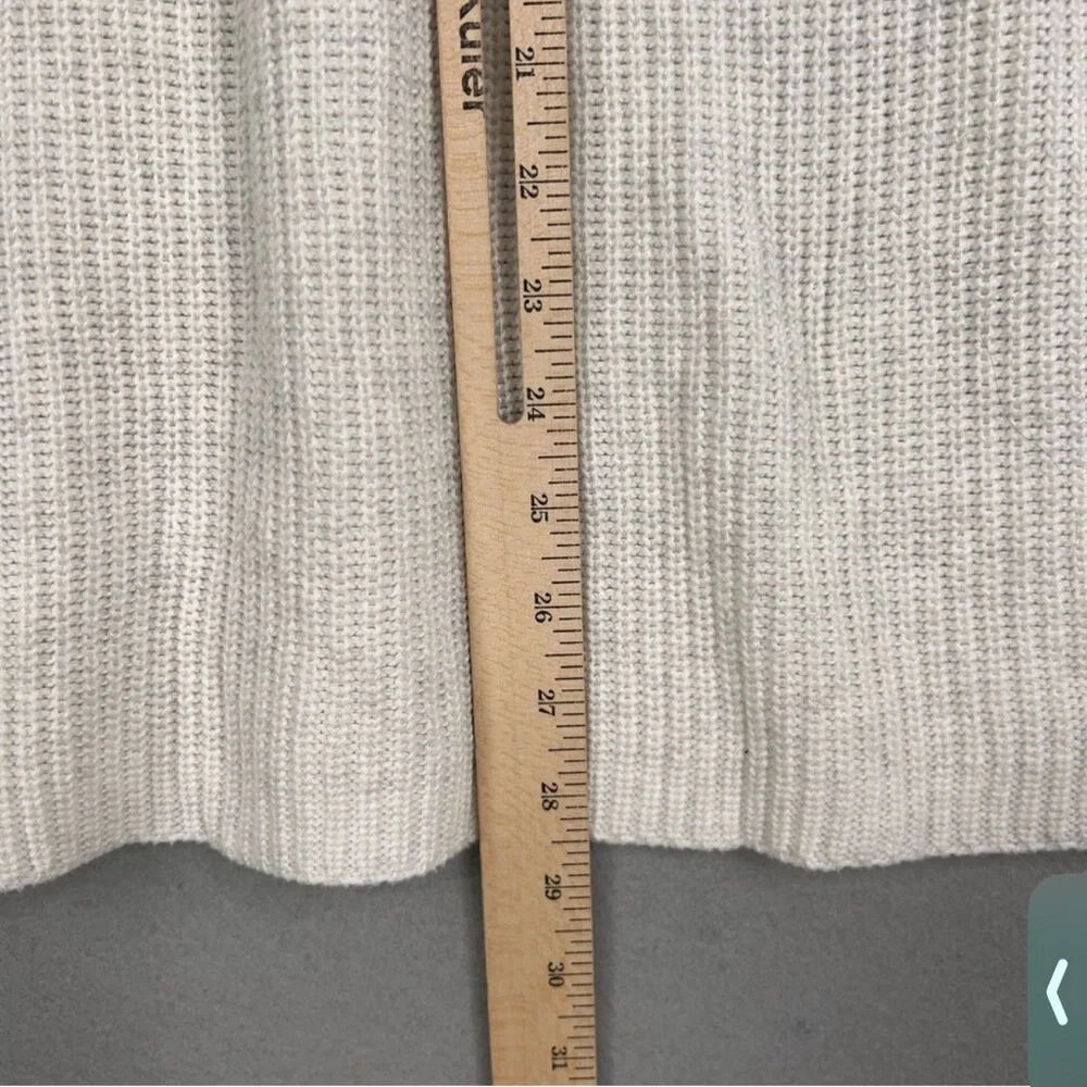 Eileen Fisher Organic Cotton Tencel Ribbed Crewneck Sweater White S
